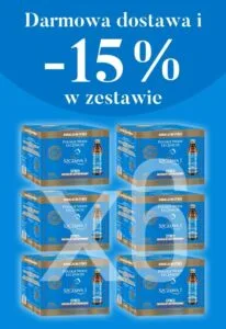 Zestaw 6 x woda lecznicza Szczawa I